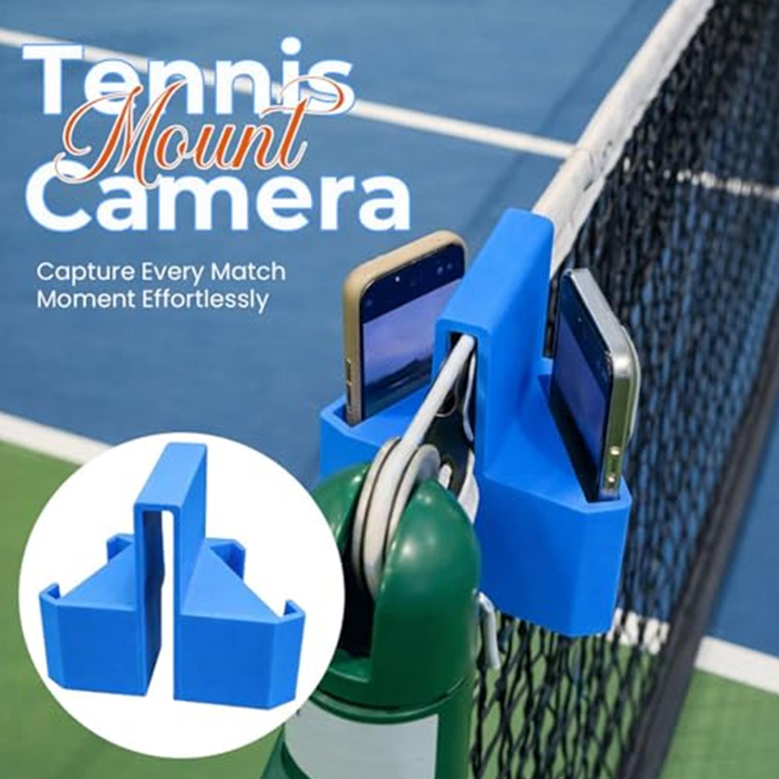 Badminton Live Streaming - Tennis Fence Phone Mount 3D Printed