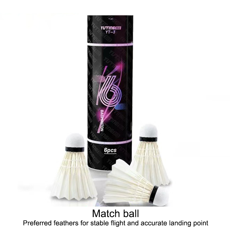 3/6Pcs White Goose Feather Bad - Badminton Shuttlecock review and price
