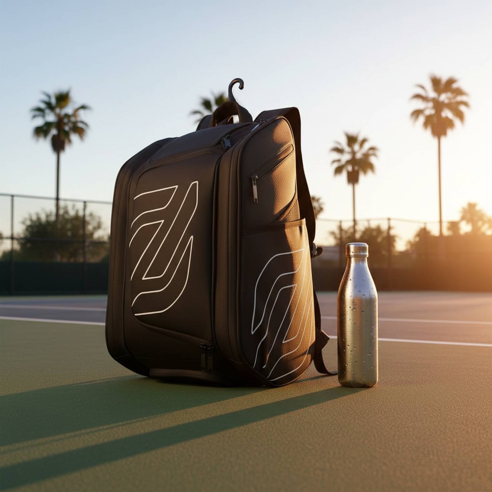 Pickleball Backpack Side Pocke - Badminton Match review and price