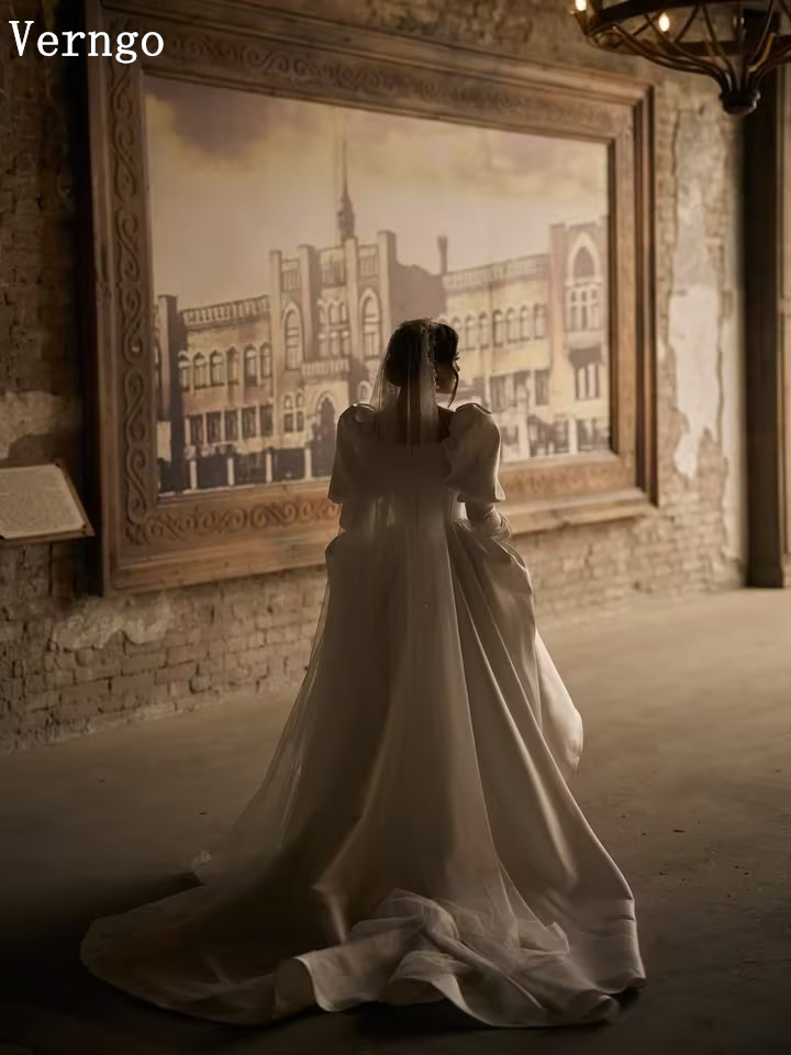 Verngo lvory Satin Wedding Dre - Badminton Victory review and price