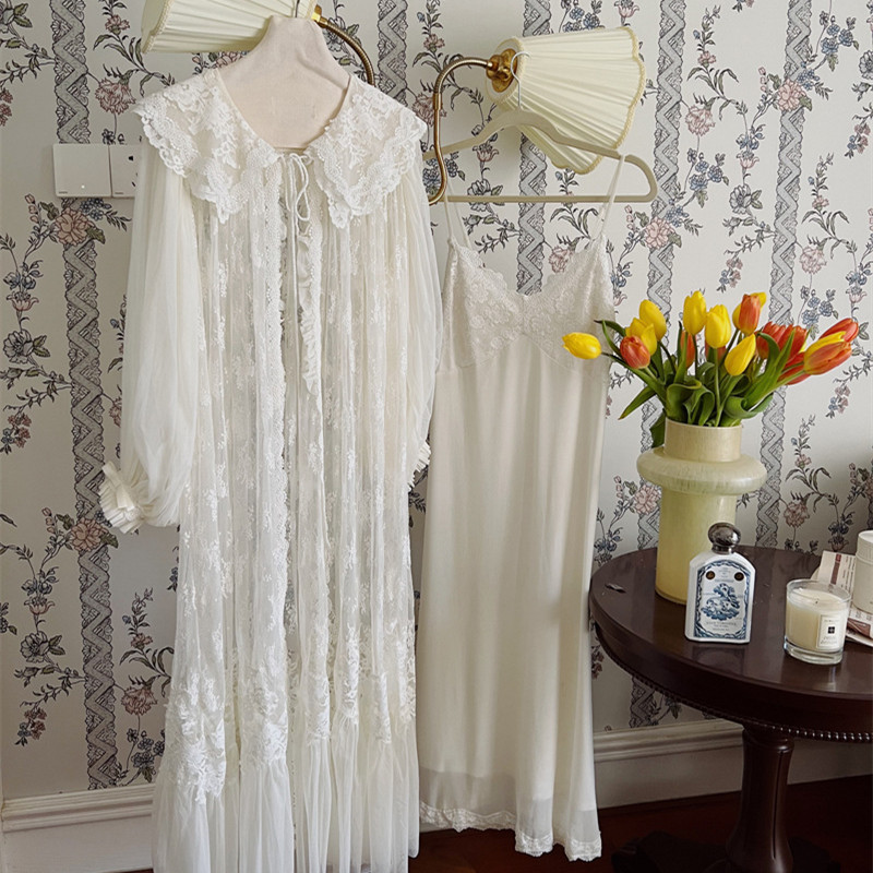Vintage Luxury White Lace 2Pcs - Badminton Victory review and price