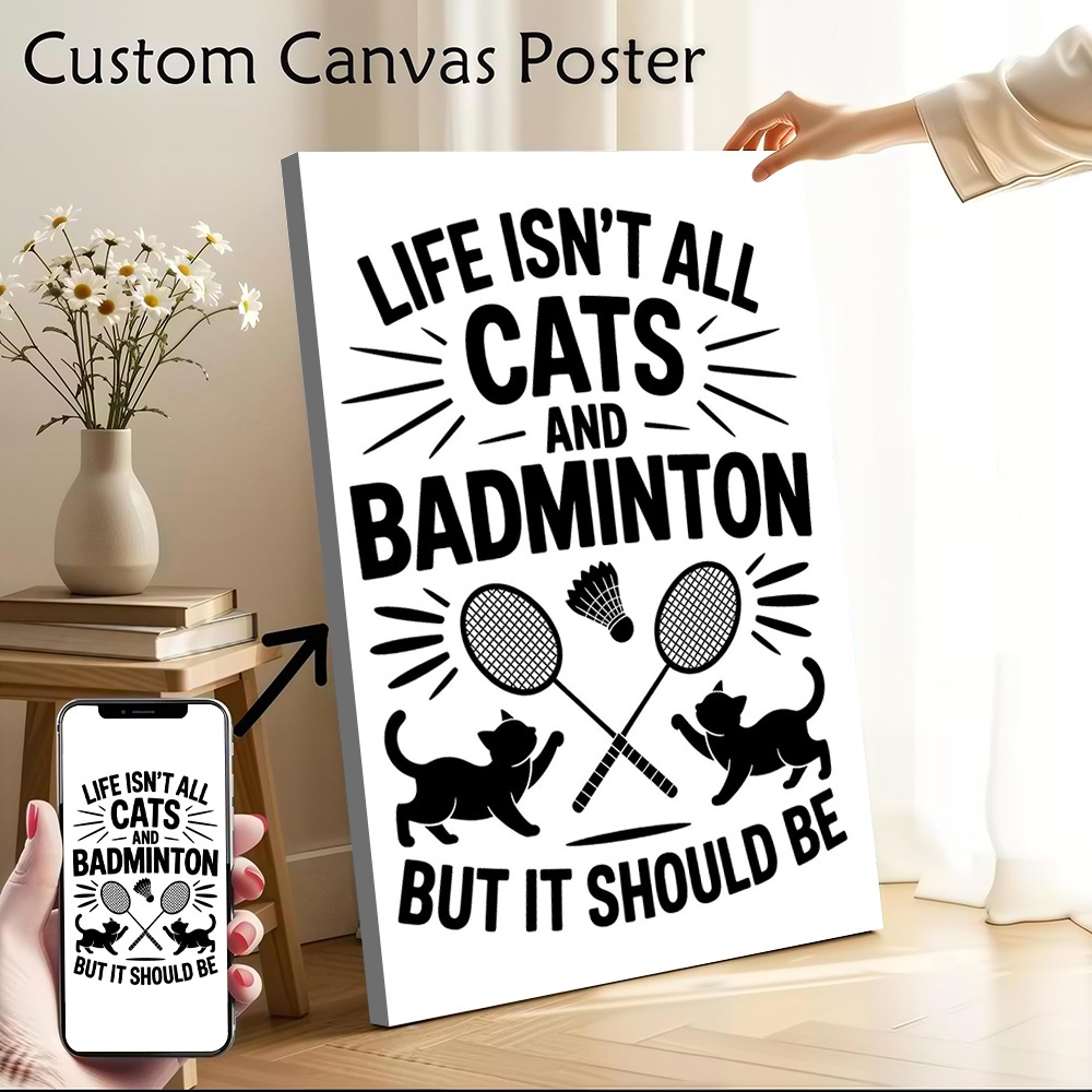 Cats and Badminton Funny Quote - Badminton Quotes Funny review and price