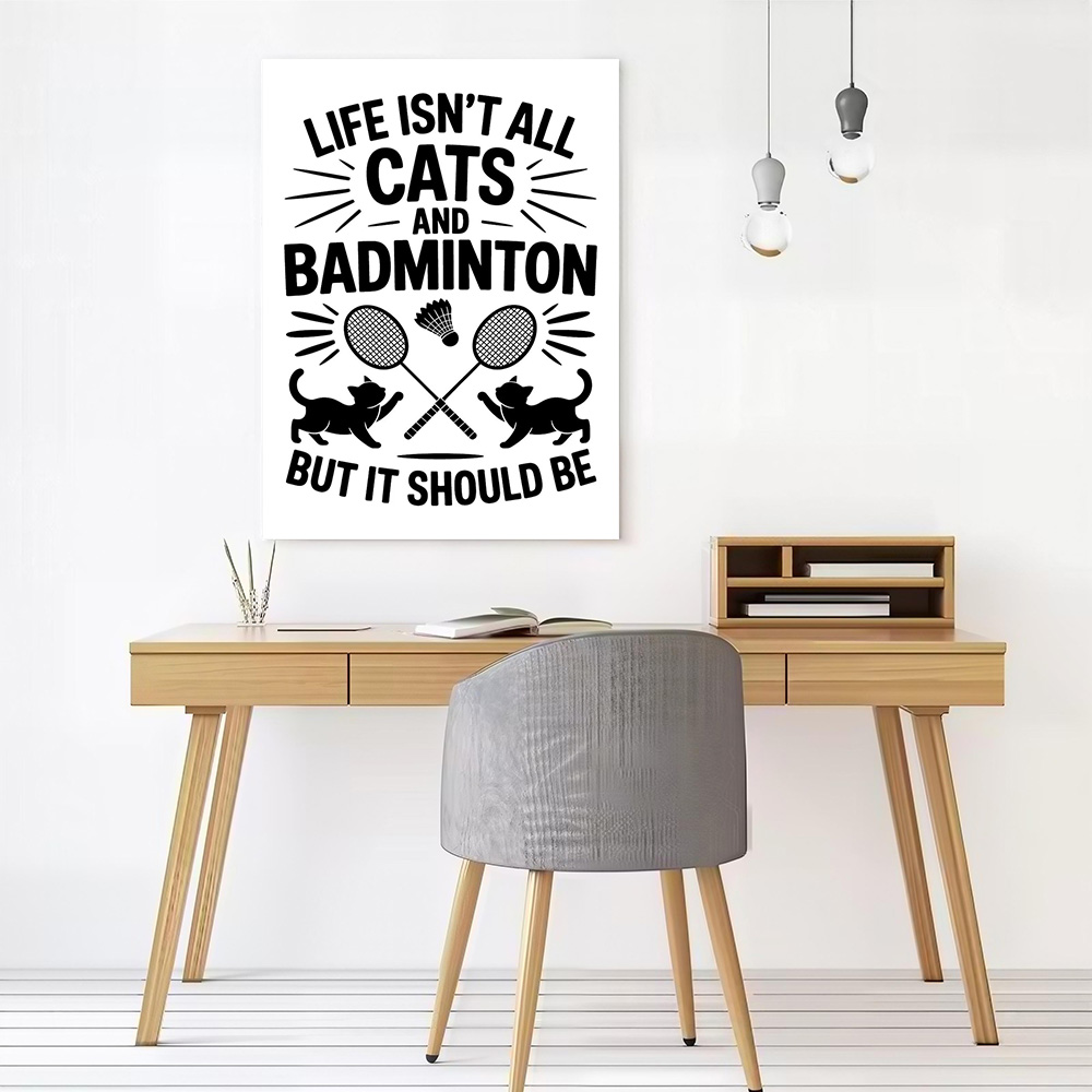 Cats and Badminton Funny Quote - Badminton Quotes Funny review and price