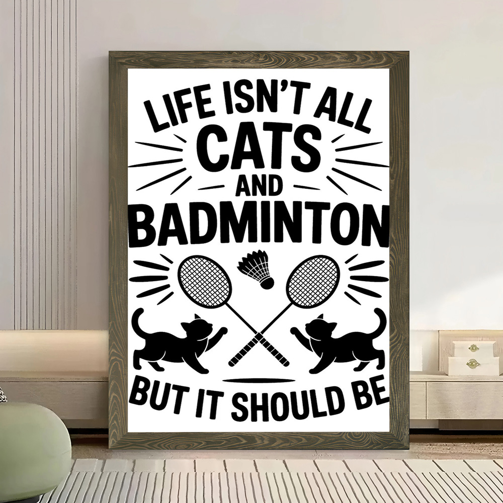 Cats and Badminton Funny Quote - Badminton Quotes Funny review and price