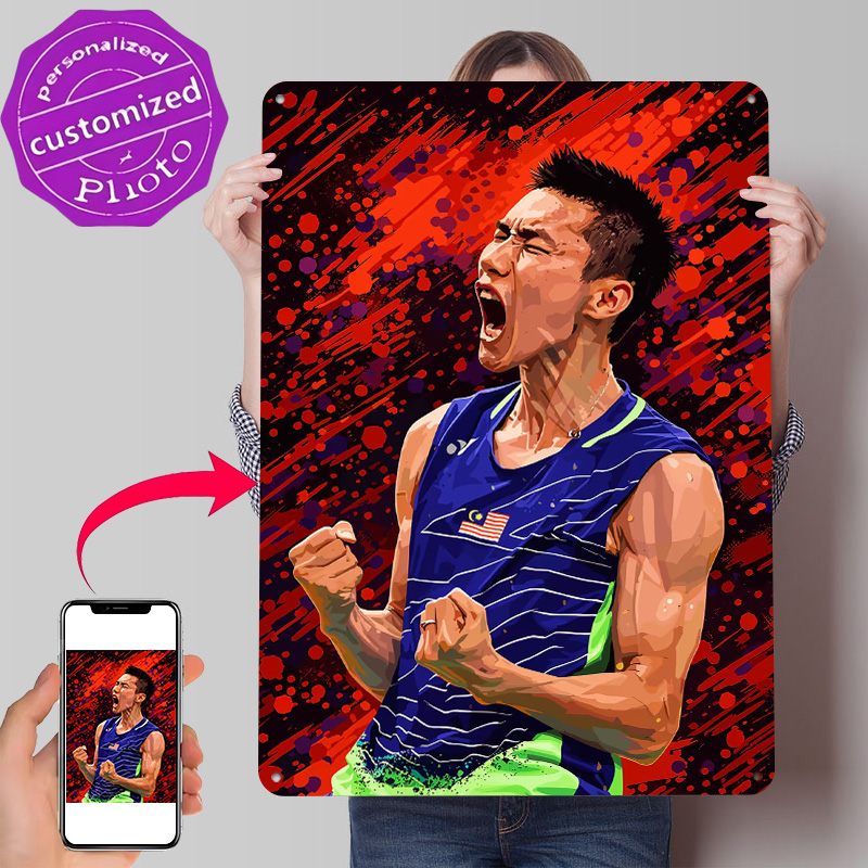 Badminton Player Celebrating V - Badminton Victory review and price