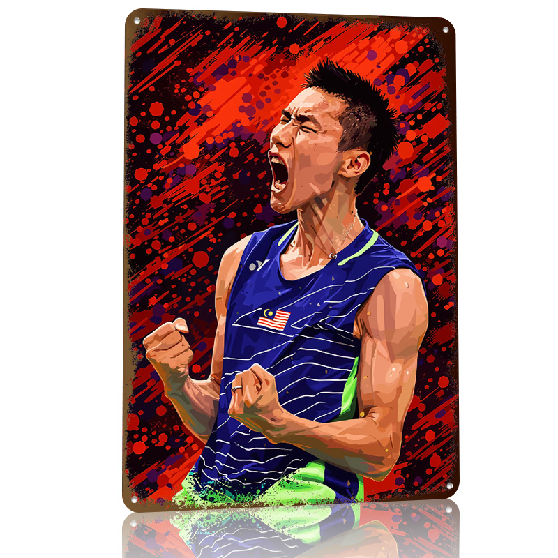 Badminton Player Celebrating V - Badminton Victory review and price