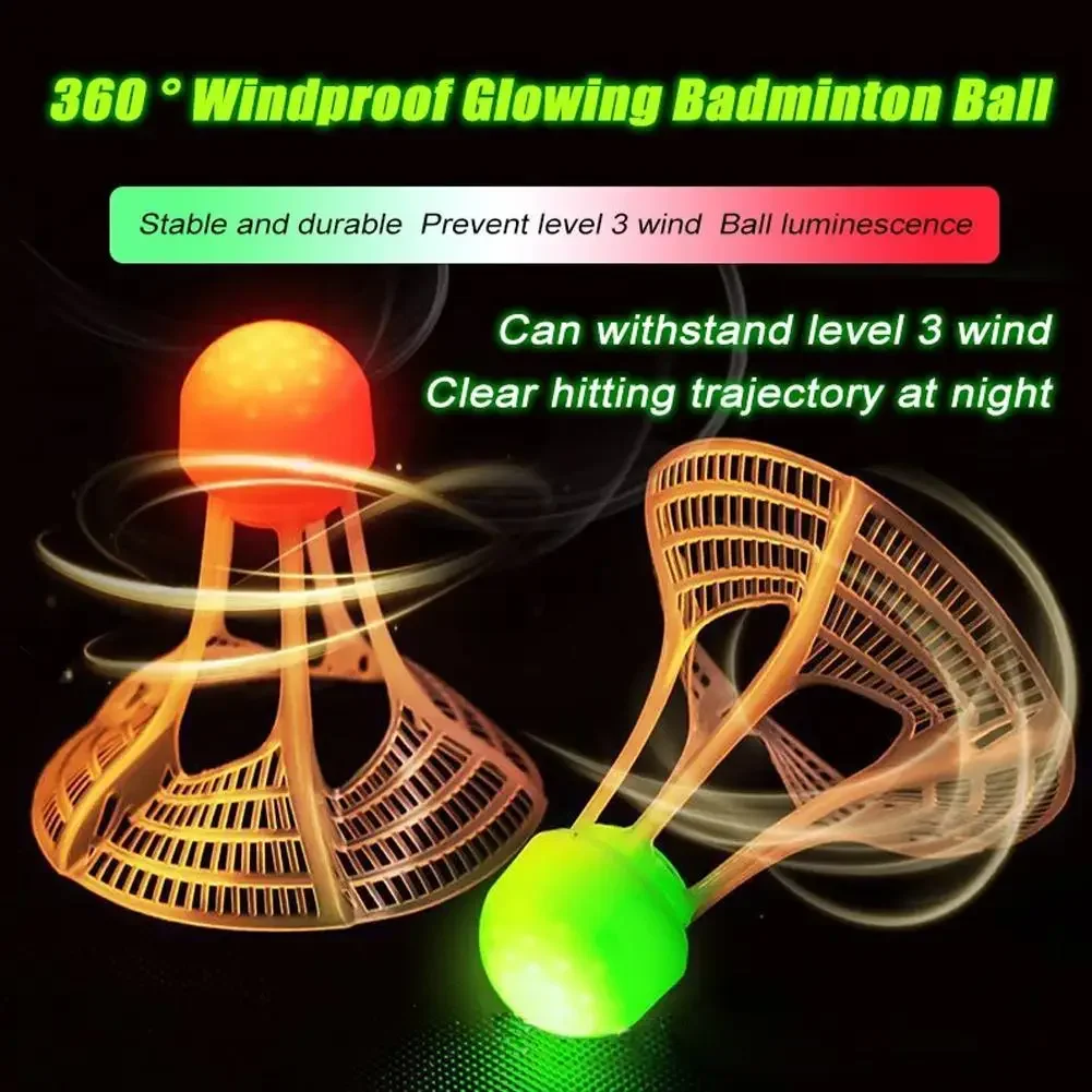 1/5pcs Glow Badminton Shuttlec - Badminton Shuttlecock review and price